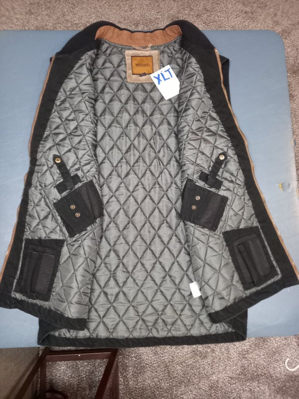 Concealed Carry Canvas Vest - Black | XLT - Picture 5 of 6